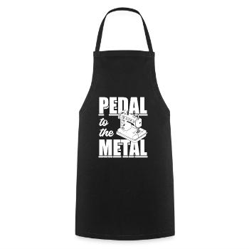 Sewing Machine Pedal To The Metal Sewing - Cooking Apron - black - Front - AI Model Male 185 dark (185cm)