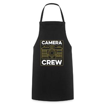 Photographer Photography Camera - Cooking Apron - black - Front - AI Model Male 185 dark (185cm)