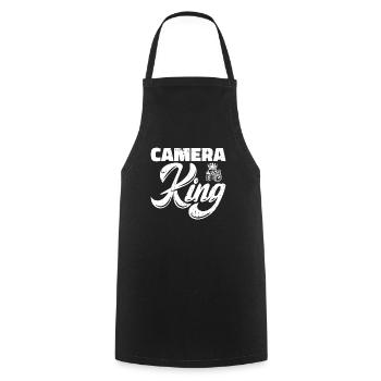 Photographer Photography Camera - Cooking Apron - black - Front - AI Model Male 185 dark (185cm)