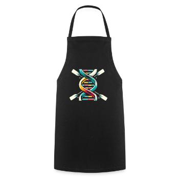 Rowing Rower Its In My DNA - Cooking Apron - black - Front - AI Model Male 185 dark (185cm)