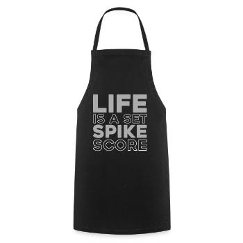 Volleyball Volleyball Players - Cooking Apron - black - Front - AI Model Male 185 dark (185cm)