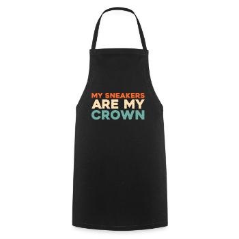 Sneakers - Cooking Apron - black - Front - AI Model Male 185 dark (185cm)