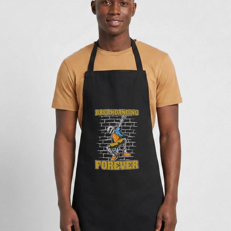 Breakdance Breakdancer Breakdancing Skeleton Cooking Apron