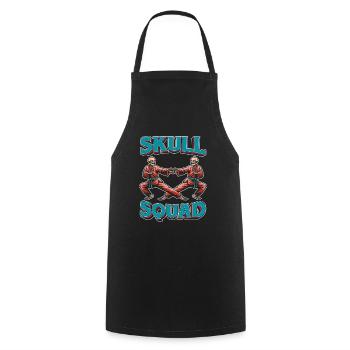 Kung Fu - Cooking Apron - black - Front - AI Model Male 185 dark (185cm)