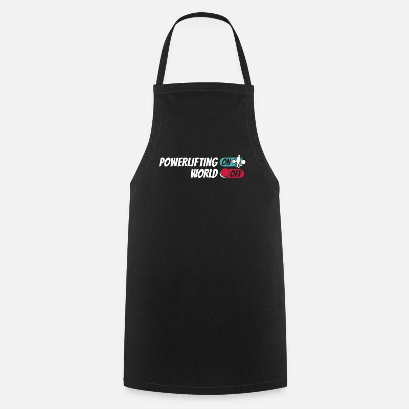 Powerlifter de dynamophilie - Tablier de cuisine - noir