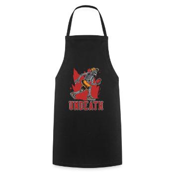 Frisbee Golf Disc Golf Undeath - Cooking Apron - black - Front - AI Model Male 185 dark (185cm)