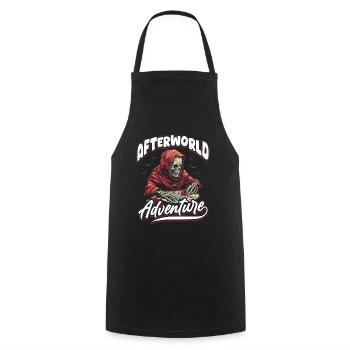 Board Game Board Game Skeleton - Cooking Apron - black - Front - AI Model Male 185 dark (185cm)