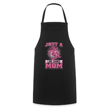 Danse en ligne Mutter Juste une maman de danse en ligne - Tablier de cuisine - noir - Devant - AI Model Male 185 dark (185cm)