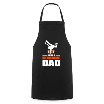 Breakdance Breakdancer Breakdancing Father - Cooking Apron - black - Front - AI Model Male 185 dark (185cm)