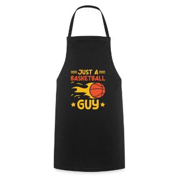 Basketteur Basketteur Juste Un Basketteur Homme - Tablier de cuisine - noir - Devant - AI Model Male 185 dark (185cm)