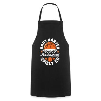 Basket-ball Joueurs de basket-ball - Tablier de cuisine - noir - Devant - AI Model Male 185 dark (185cm)