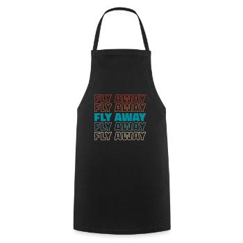Paramotor paragliding - Cooking Apron - black - Front - AI Model Male 185 dark (185cm)