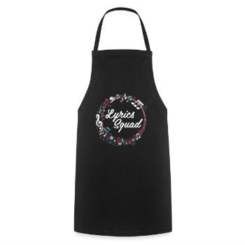 Équipe de rédacteurs - Tablier de cuisine - noir - Devant - AI Model Male 185 dark (185cm)