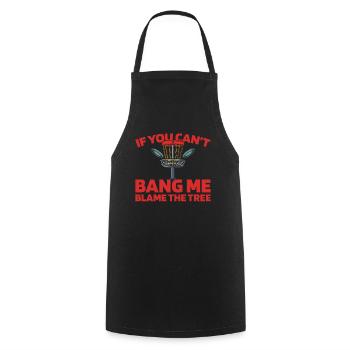 Frisbee Golf Disc Golf - Cooking Apron - black - Front - AI Model Male 185 dark (185cm)