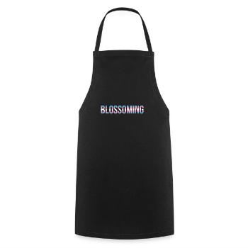 S’épanouir dans les couleurs de Trans - Tablier de cuisine - noir - Devant - AI Model Male 185 dark (185cm)