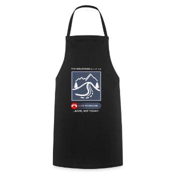 Mountain Leisure Graphics - Cooking Apron - black - Front - AI Model Male 185 dark (185cm)
