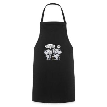 Avez-vous tué sarcastiquement la dernière licorne ? - Tablier de cuisine - noir - Devant - AI Model Male 185 dark (185cm)