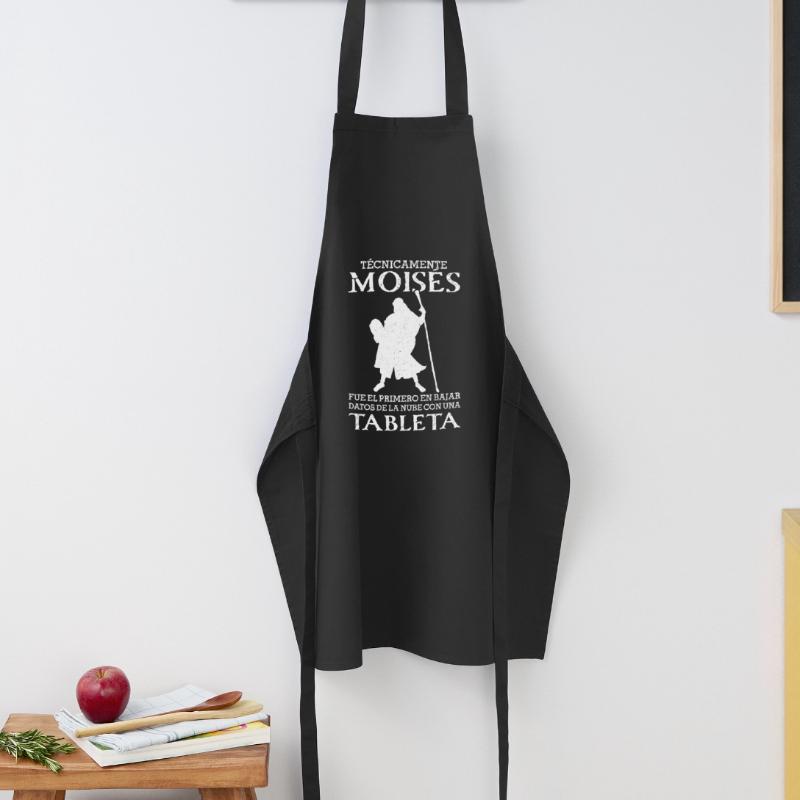 Moises First upload data cloud tablet Cooking Apron