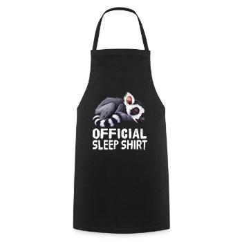 Chemise de nuit officielle Lemur - Tablier de cuisine - noir - Devant - AI Model Male 185 dark (185cm)