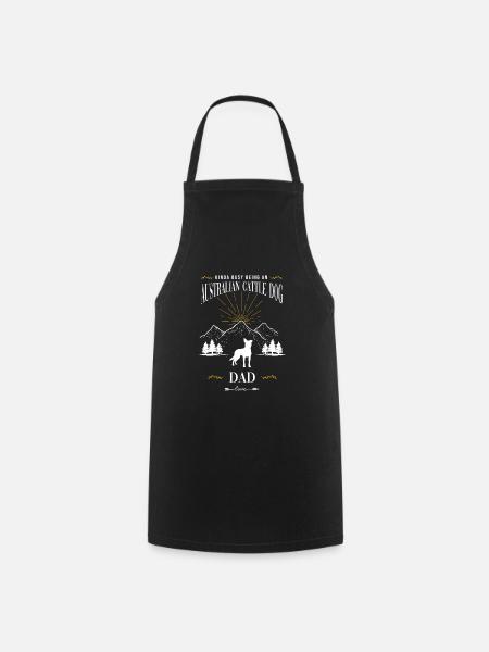 Papa bouvier australien - Tablier de cuisine - noir