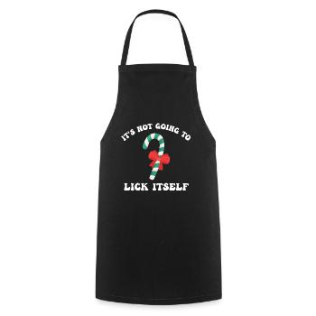 Es wird sich nicht selbst lecken T-Shirt, lustig - Kochschürze - Schwarz - Vorne - AI Model Male 185 dark (185cm)