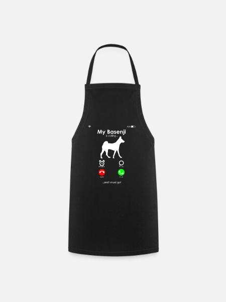 Basenji - Tablier de cuisine - noir