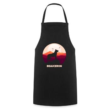 Beauceron - Cooking Apron - black - Front - AI Model Male 185 dark (185cm)