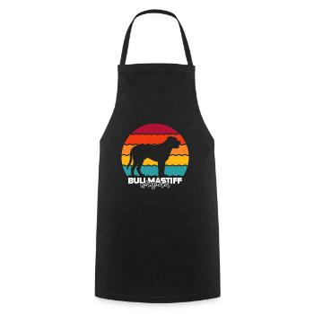 Bullmastiff - Cooking Apron - black - Front - AI Model Male 185 dark (185cm)