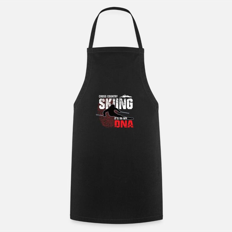 Ski - c'est dans mon ADN - Tablier de cuisine - noir