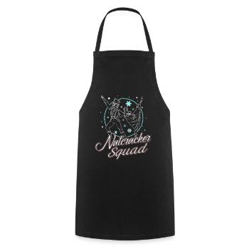 Noisette troupe ballerine danseuse de ballet - Tablier de cuisine - noir - Devant - AI Model Male 185 dark (185cm)