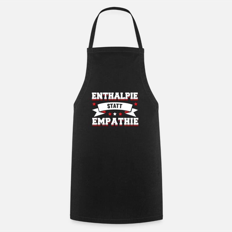 thermodynamique - Tablier de cuisine - noir