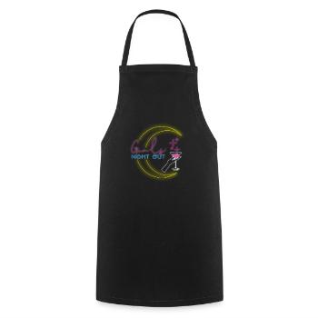 Girls Night Out design for party cocktail fans - Cooking Apron - black - Front - AI Model Male 185 dark (185cm)