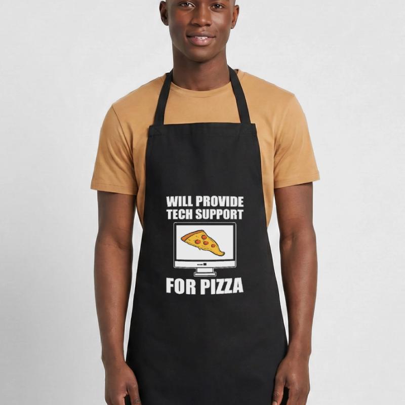 Will Provide Tech Support For Pizza Tech Support Cooking Apron