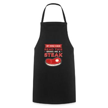 Grillen Grill BBQ Grillkönig Grillsaison Steak Gri - Kochschürze - Schwarz - Vorne - AI Model Male 185 dark (185cm)