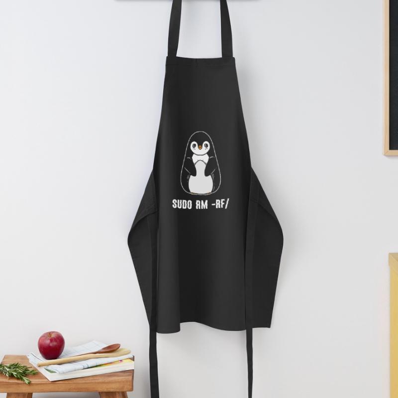 sudo rm rf / Programmeur informatique Linux Tablier de cuisine