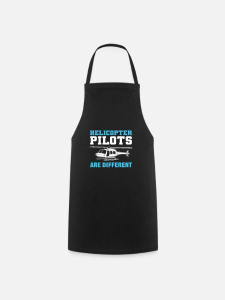 Helicopter Pilots Are Different - Kochschürze - Schwarz