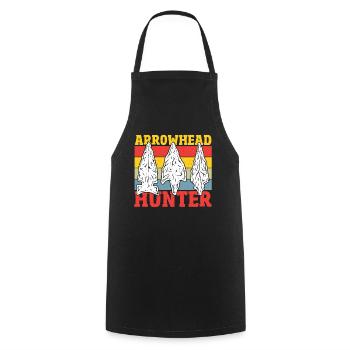Arrowhead Hunter Arrowhead Hunting Arrowhead - Cooking Apron - black - Front - AI Model Male 185 dark (185cm)