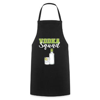 The Vod Squad Vodka Wodka - Kochschürze - Schwarz - Vorne - AI Model Male 185 dark (185cm)