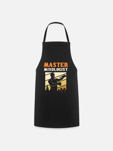 Master Mixologist Bartender Barkeeper - Kochschürze - Schwarz