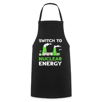 Erneuerbare Energie Erneuerbare Energie Big Fan - Kochschürze - Schwarz - Vorne - AI Model Male 185 dark (185cm)