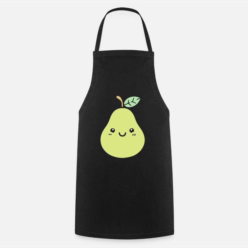 Poire - Tablier de cuisine - noir