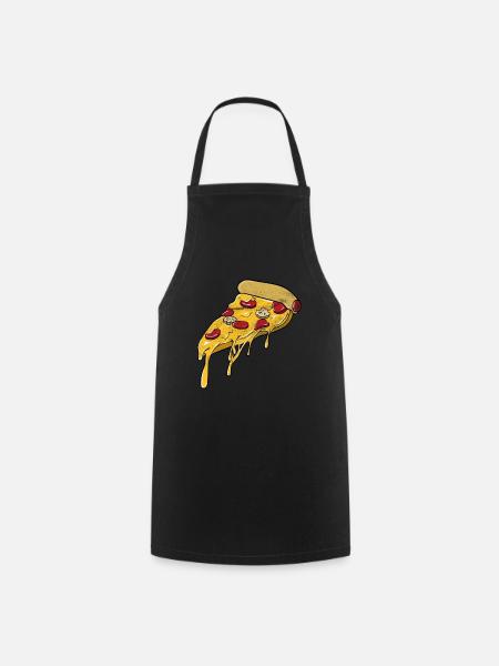 pizza - Tablier de cuisine - noir