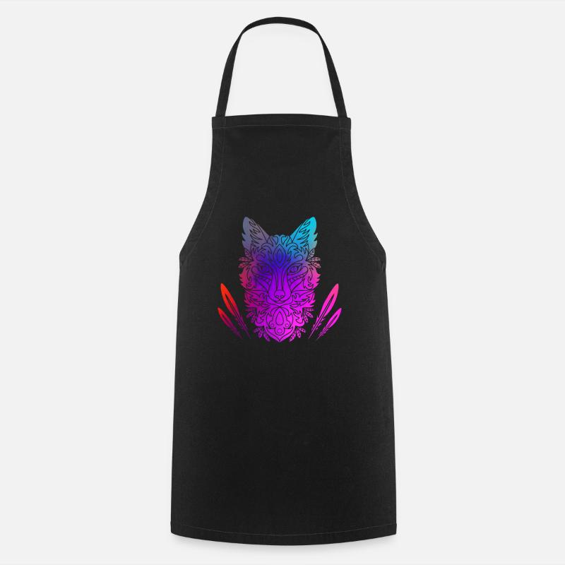 Renard - Tablier de cuisine - noir