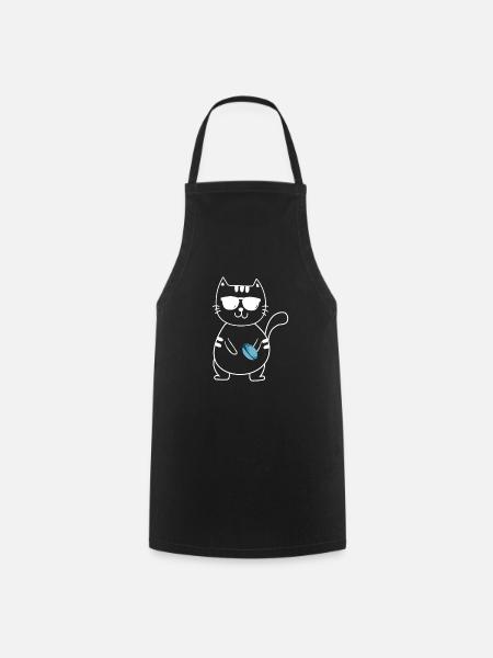 Rugby - Tablier de cuisine - noir