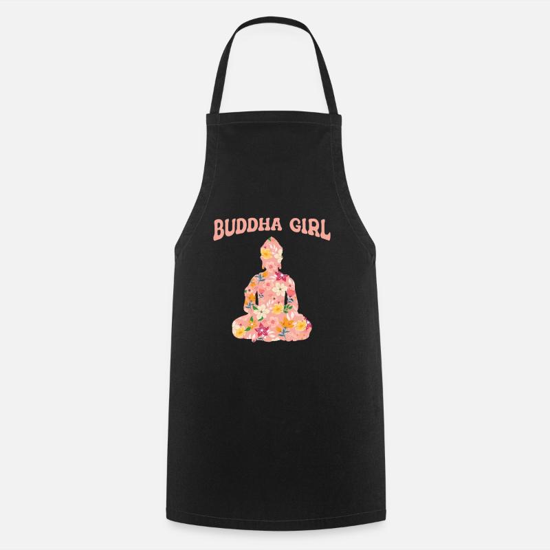 Buddha Buddhist Buddhismus - Kochschürze - Schwarz