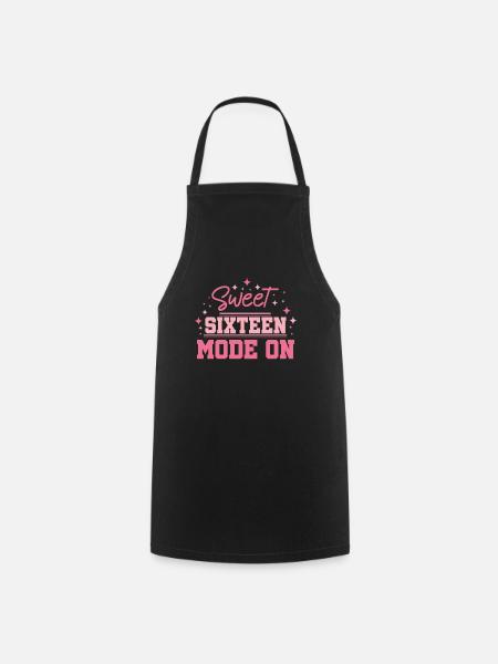 Sweet 16 - Kochschürze - Schwarz