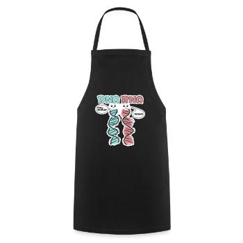 Biologiste scientifique en biologie - Tablier de cuisine - noir - Devant - AI Model Male 185 dark (185cm)
