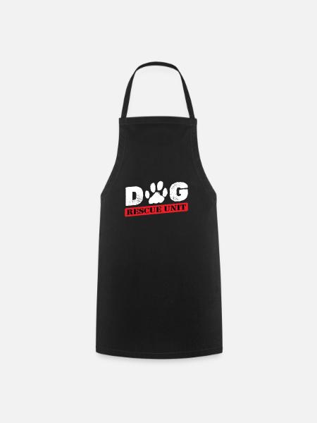 Animal Shelter Dog Save Animal Protection Dog Shelter - Tablier de cuisine - noir