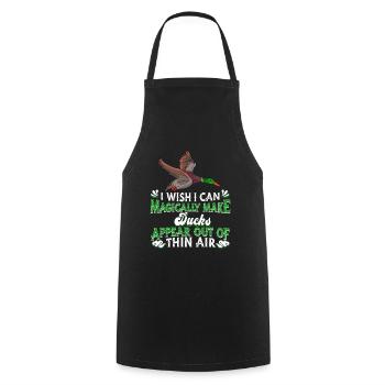 Duck - Cooking Apron - black - Front - AI Model Male 185 dark (185cm)