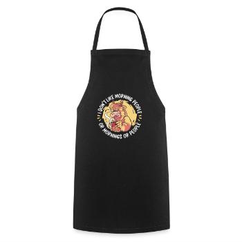 alpaga - Tablier de cuisine - noir - Devant - AI Model Male 185 dark (185cm)